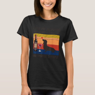 Ich Liebe meine Dackel und Wein und kann 3 Persone T-Shirt