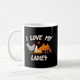 Ich Liebe meine Damen Barnyard Ernte Farm Barn Cat Kaffeetasse