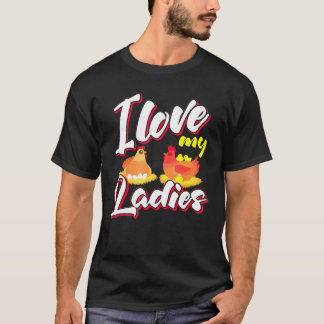 Ich Liebe meine Damen - Besitzer eines landwirtsch T-Shirt