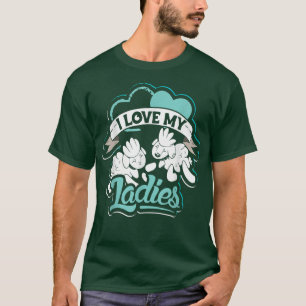 Ich Liebe meine Damen Design für landwirtschaftlic T-Shirt