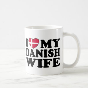 Ich Liebe Meine dänische Ehefrau Kaffeetasse