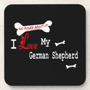 Ich Liebe meine deutsche Schäferin Getränkeuntersetzer