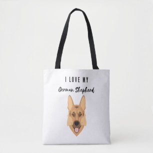 Ich Liebe meine deutsche Schäferin Tasche