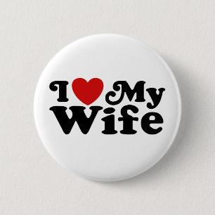 Ich Liebe meine Ehefrau Button