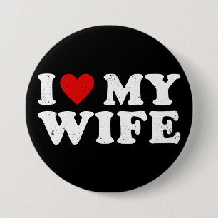 Ich Liebe meine Ehefrau Button