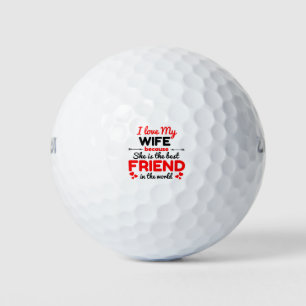 Ich Liebe meine Ehefrau Golfball