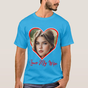 Ich Liebe Meine Ehefrau Herz Custom Personalisiert T-Shirt