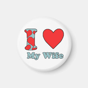 Ich Liebe meine Ehefrau Magnet