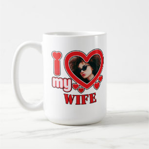 Ich Liebe meine Ehefrau Personalisiert Kaffeetasse