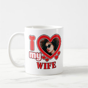 Ich Liebe meine Ehefrau Personalisiert Kaffeetasse