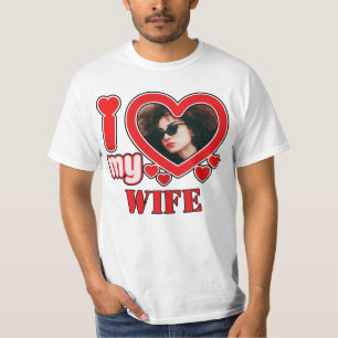 Ich Liebe meine Ehefrau Personalisiert T-Shirt