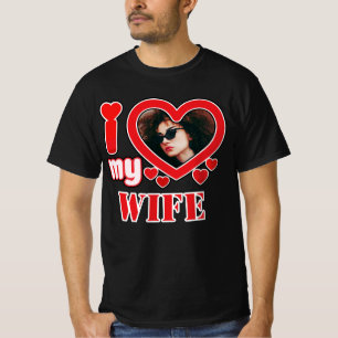 Ich Liebe meine Ehefrau Personalisiert T-Shirt