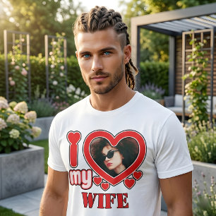 Ich Liebe meine Ehefrau Personalisiert T-Shirt