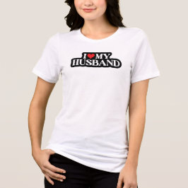 Ich Liebe meine Ehemännin Cool Heart Women's T Shi Tri-Blend Shirt