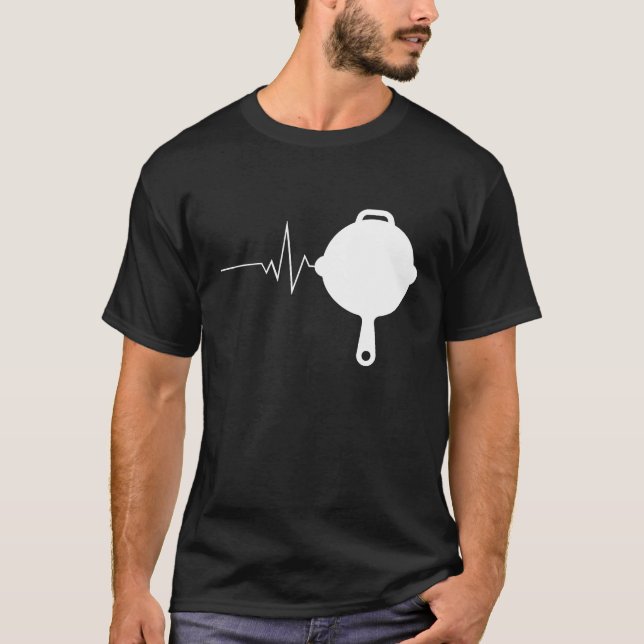 Ich Liebe meine Eisenskizzen Funny Cooking T - Shi T-Shirt (Vorderseite)