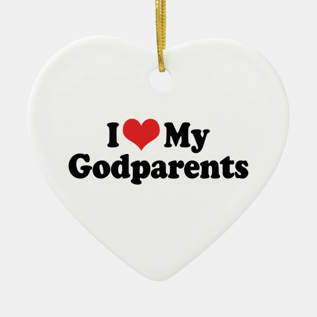 Ich Liebe meine Eltern Ornament (Vorne)