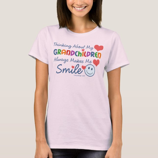 Ich Liebe meine Enkelkinder T-Shirt (Vorderseite)
