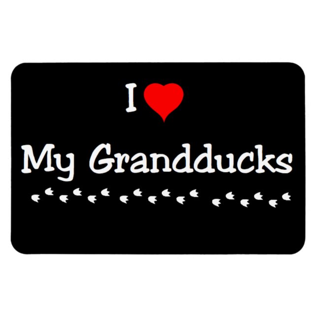 Ich Liebe meine Enten Magnet (Horizontal)