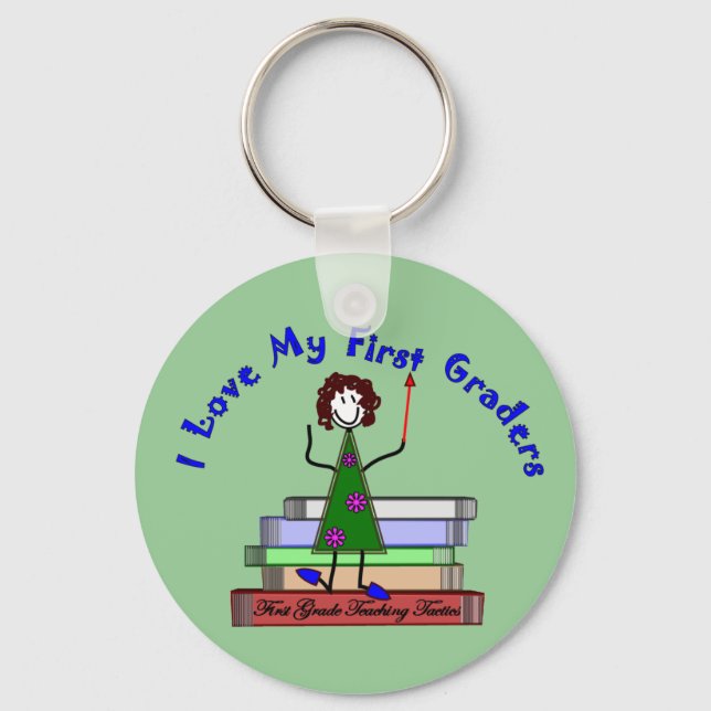 Ich Liebe meine ersten Lehrer - Geschenke von Lehr Schlüsselanhänger (Vorderseite)