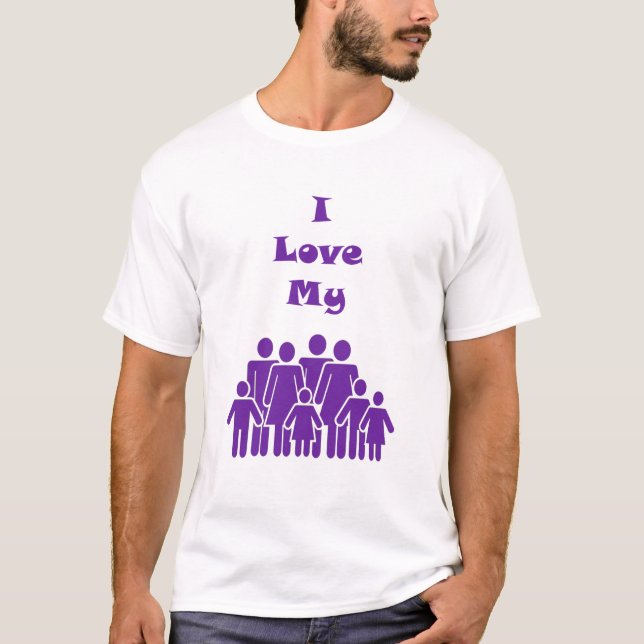 Ich Liebe meine Familie T-Shirt (Vorderseite)