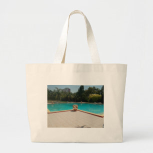 Ich Liebe meine Familienpoolkunst Jumbo Stoffbeutel