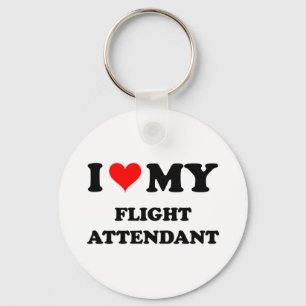 Ich Liebe meine Flugbegleiterin Schlüsselanhänger