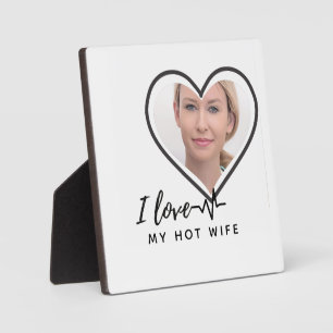 Ich liebe meine FRAU - Beste Freundin Personalisie Fotoplatte