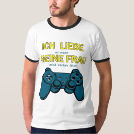 Ich liebe meine Frau - Gaming Design T-Shirt