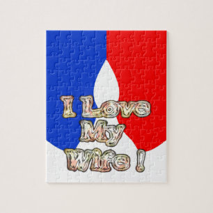 "Ich liebe meine Frau" Kunstprint