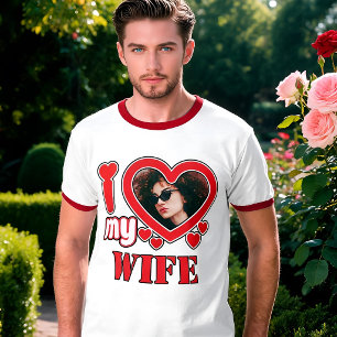 Ich liebe meine Frau Personalisiert T-Shirt