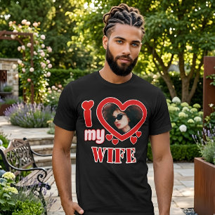 Ich liebe meine Frau Personalisiert T-Shirt