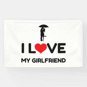 ICH LIEBE MEINE FREUNDIN BANNER