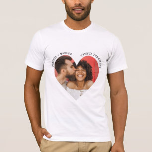 Ich Liebe meine Freundin - Benutzerdefiniertes Fot T-Shirt