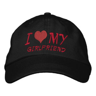 Ich Liebe meine Freundin Bestickte Baseballkappe