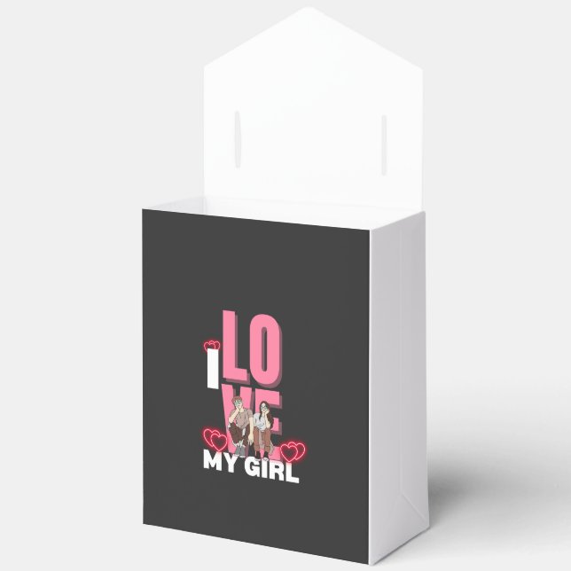 Ich Liebe meine Freundin Custom Geschenkschachtel (Offen)