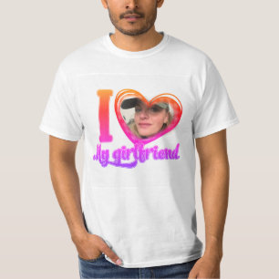 Ich Liebe Meine Freundin Custom Personalisiert Shi T-Shirt
