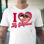 Ich Liebe Meine Freundin Custom Personalisiert Shi T-Shirt<br><div class="desc">Liebe Meine Freundin personifizieren Shirt I Liebe Meine Freundin Personalisiertes Shirt</div>