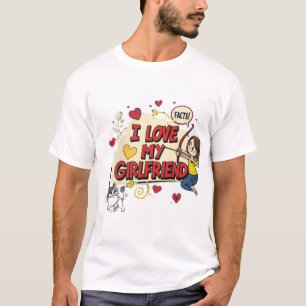 Ich Liebe meine Freundin Custom T-Shirt