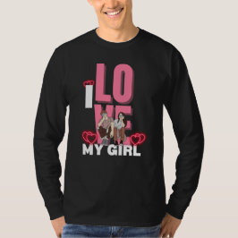 Ich Liebe meine Freundin Custom T-Shirt