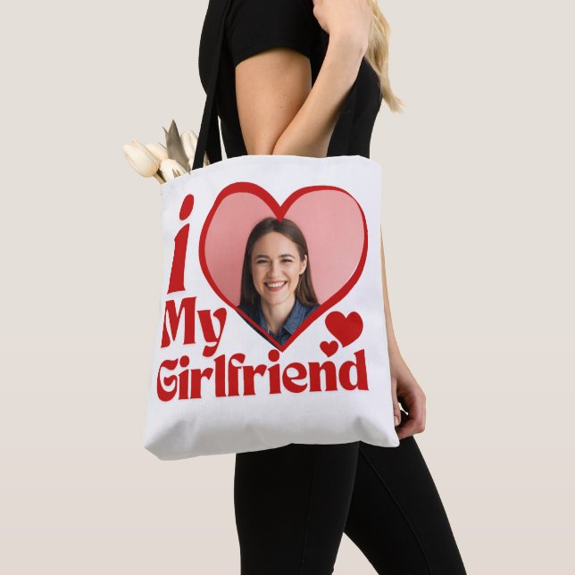 Ich liebe meine Freundin Custom  Tasche (Von Nahem)