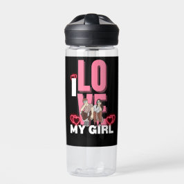 Ich Liebe meine Freundin Custom Trinkflasche