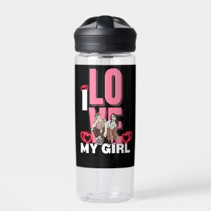 Ich Liebe meine Freundin Custom Trinkflasche