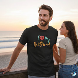 Ich Liebe meine Freundin, ein perfekter Ausdruck v T-Shirt