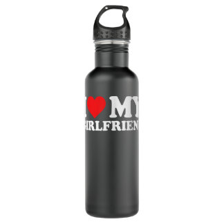 Ich Liebe Meine Freundin für Männer und Junge Edelstahlflasche