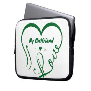 Ich liebe meine Freundin - I ♥ Us Laptopschutzhülle