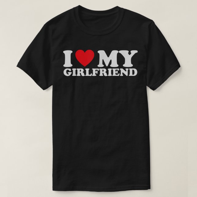 Ich Liebe meine Freundin Ich höre meine Freundin G T-Shirt (Design vorne)