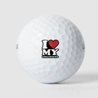 Ich Liebe meine Freundin, im Herzen mein gf, i Lie Golfball