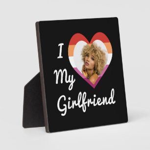Ich Liebe meine Freundin Lesbian Prix Custom Foto Fotoplatte