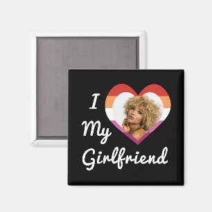 Ich liebe meine Freundin Lesbischer Stolz Benutzer Magnet