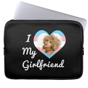Ich liebe meine Freundin LGBT Trans Stolz Benutzer Laptopschutzhülle
